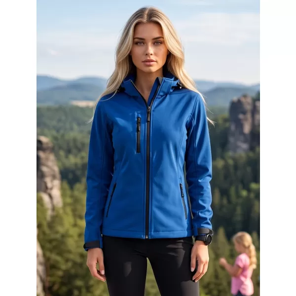  Ženska softshell jakna ALTISPORT NoPrint NP/ALW125 KRALJEVSKO PLAVA 