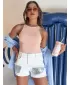 Kratke hlače DSTREET SHINEWEAR SY0339 BIJELA