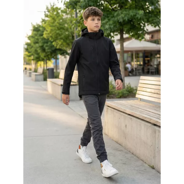  Dječja softshell jakna ALTISPORT NoPrint NP/ALK535 CRNA 