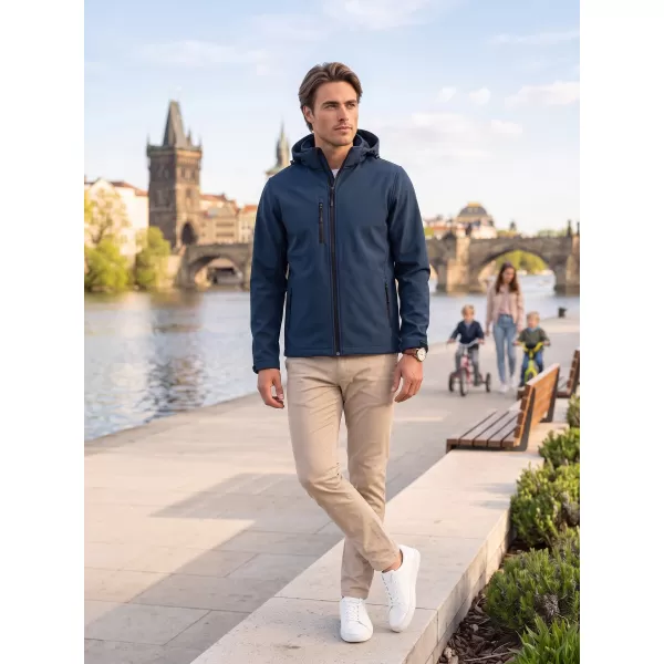  Muška softshell jakna ALTISPORT NoPrint NP/ALM225 TAMNOPLAVA 