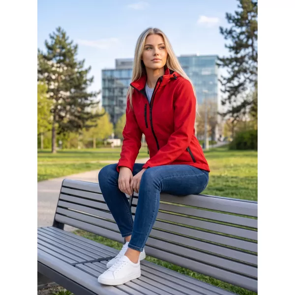  Ženska softshell jakna ALTISPORT NoPrint NP/ALW125 CRVENA 