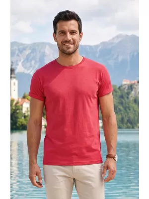 Muška majica kratkih rukava ALTISPORT NoPrint NP/ALM361 CRVENO ISTICANJE
