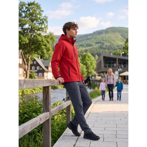  Muška softshell jakna ALTISPORT NoPrint NP/ALM225 CRVENA 