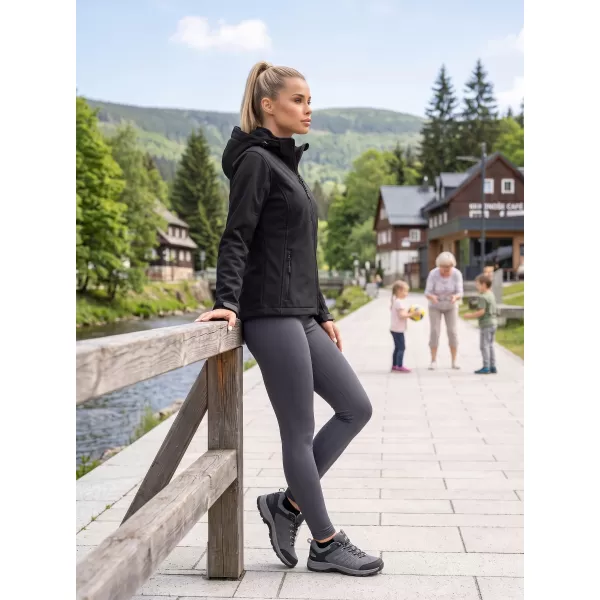  Ženska softshell jakna ALTISPORT NoPrint NP/ALW125 CRNA 