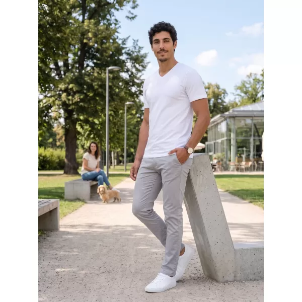  Muška majica kratkih rukava ALTISPORT NoPrint NP/ALM007 BIJELA 