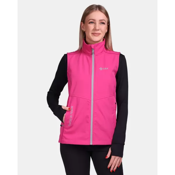  Ženski softshell prsluk KILPI SOIL-W VL0113KI RUŽIČASTA 