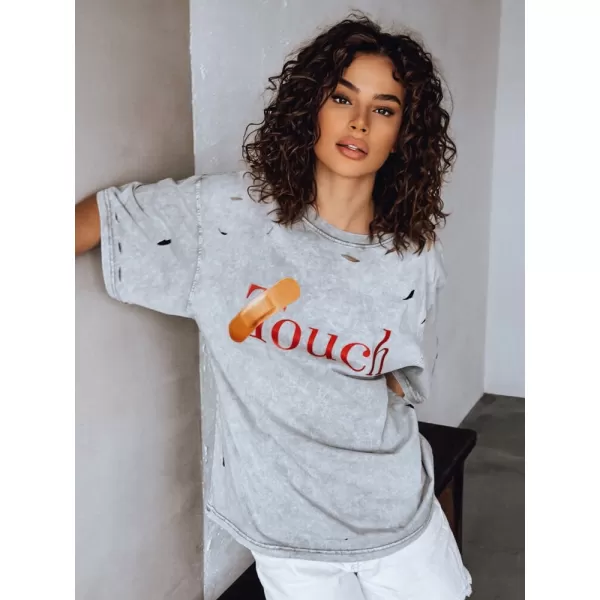  Košulja DSTREET TOUCH RY2629 SVIJETLO SIVE BOJE 