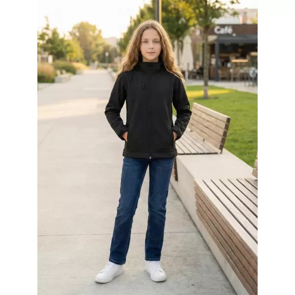  Dječja softshell jakna ALTISPORT NoPrint NP/ALK535 CRNA 