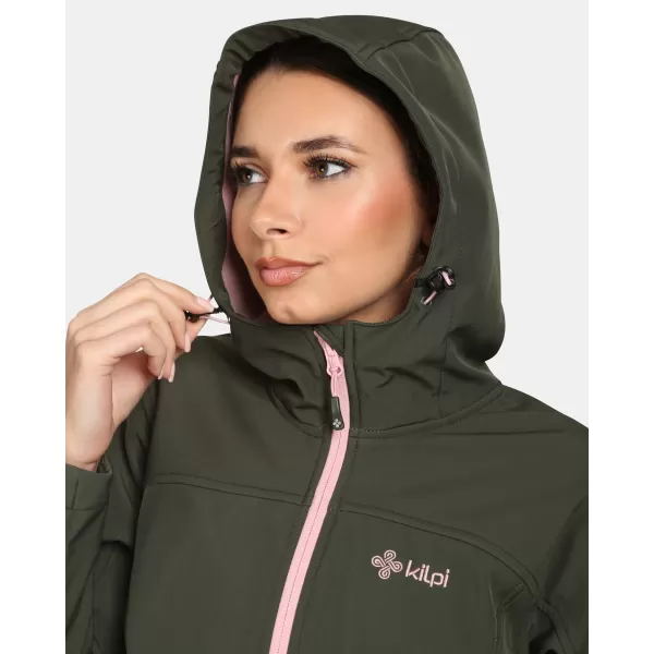  Ženska softshell jakna KILPI RAVIA-W VL0109KI TAMNO ZELENA 