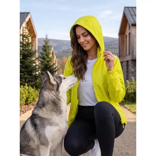  Unisex vjetrovka ALTISPORT NoPrint NP/ALU425 NEON ŽUTA 