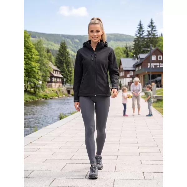  Ženska softshell jakna ALTISPORT NoPrint NP/ALW125 CRNA 