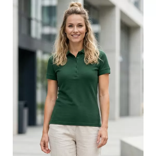  Ženska majica s kragnom ALTISPORT NP/ALW012 TAMNOZELENE 