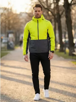 Muška jakna ALTISPORT NoPrint NP/ALM835 NEON ŽUTA