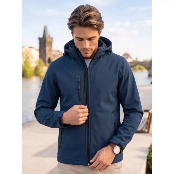  Muška softshell jakna ALTISPORT NoPrint NP/ALM225 TAMNOPLAVA 