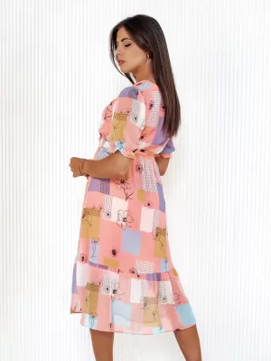 Haljina DSTREET BLOSSOM LOVE EY2522 RUŽIČASTI