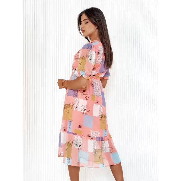  Haljina DSTREET BLOSSOM LOVE EY2522 RUŽIČASTI 