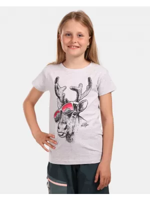 Majica za djevojčice KILPI MALGA-JG VJ0372KI BIJELA