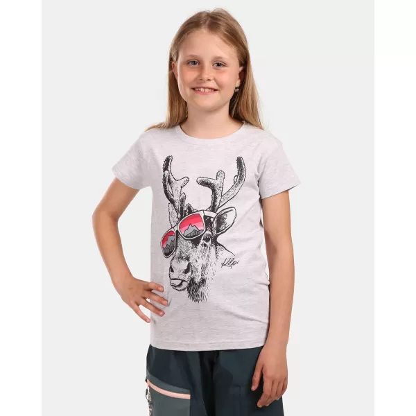  Majica za djevojčice KILPI MALGA-JG VJ0372KI BIJELA 
