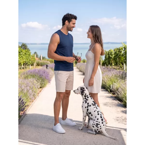  Muška funkcionalna majica bez rukava ALTISPORT NoPrint NP/ALM028 TAMNOPLAVA 