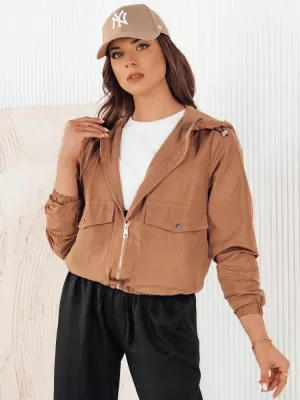 Ženska jakna DSTREET BELIJ TY4258 KARAMELA