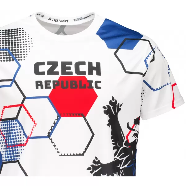  Muška premium funkcionalna majica ALTISPORT x CZE VOJ/ALM036TR01 HEKSA BIJELA 