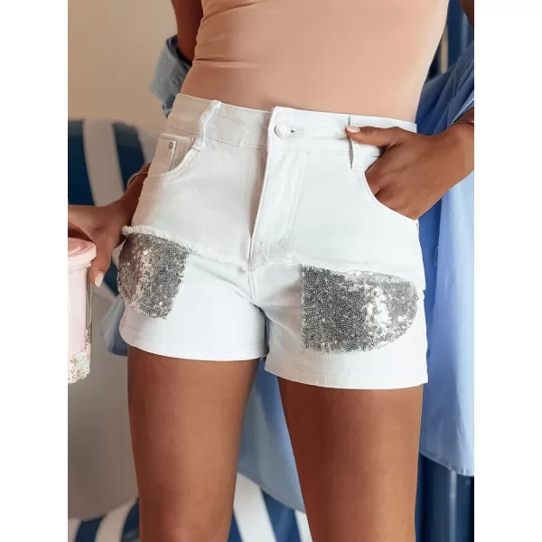  Kratke hlače DSTREET SHINEWEAR SY0339 BIJELA 