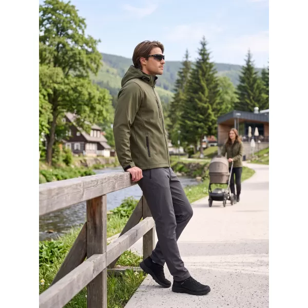  Muška softshell jakna ALTISPORT NoPrint NP/ALM225 VOJNOG 