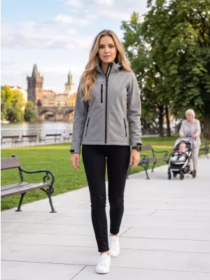 Ženska softshell jakna ALTISPORT NoPrint NP/ALW125 ČELIČNO SIVA