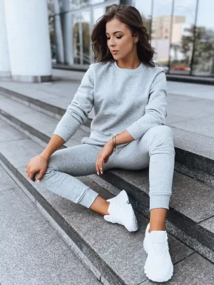Ženska majica DSTREET FASHION II BY0152 SVIJETLO SIVE BOJE