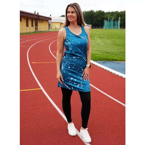  Ženska vrhunska funkcionalna haljina s prslukom ALTISPORT VOJ/ALW034SAT01 SMARAGD 