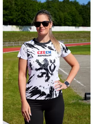 Ženska premium funkcionalna majica ALTISPORT x CZE VOJ/ALW036TR01 APSTRAKCIJA
