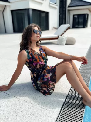 Haljina DSTREET ISABELLA EY2503 CRNI