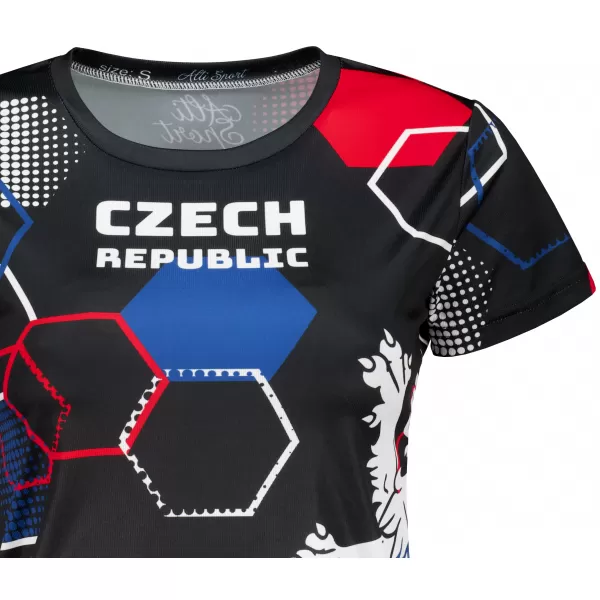  Ženska premium funkcionalna majica ALTISPORT x CZE VOJ/ALW036TR01 HEKSA CRNA 