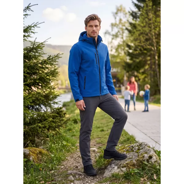  Muška softshell jakna ALTISPORT NoPrint NP/ALM225 KRALJEVSKO PLAVA 