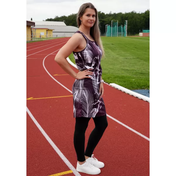  Ženska vrhunska funkcionalna haljina s prslukom ALTISPORT VOJ/ALW001SAT01 LJUBIČASTA 