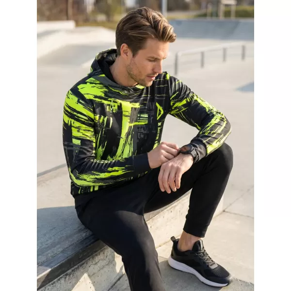  Muška vrhunska majica ALTISPORT VOJ/ALM010MI01 CRNA I ŽUTA 