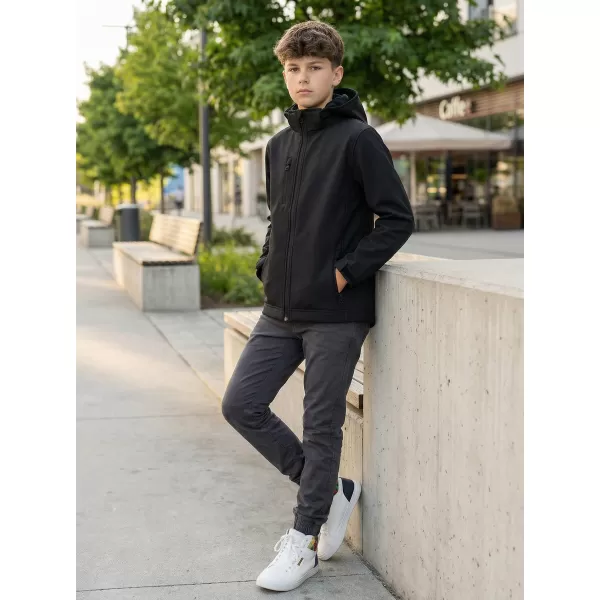  Dječja softshell jakna ALTISPORT NoPrint NP/ALK535 CRNA 