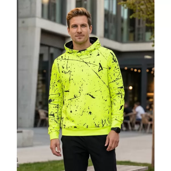  Muška premium funkcionalna majica ALTISPORT VOJ/ALM034MI01 NEON ŽUTA 