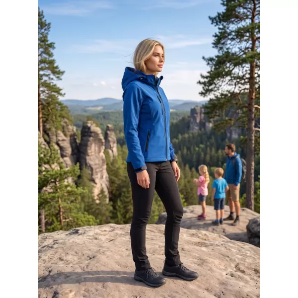  Ženska softshell jakna ALTISPORT NoPrint NP/ALW125 KRALJEVSKO PLAVA 