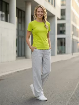 Ženska majica kratkih rukava ALTISPORT NoPrint NP/ALW331 VAPNO