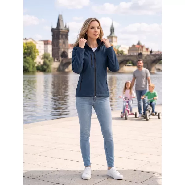  Ženska softshell jakna ALTISPORT NoPrint NP/ALW125 TAMNOPLAVA 