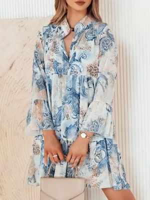 Haljina DSTREET PRINSA EY2477 SVIJETLOPLAV