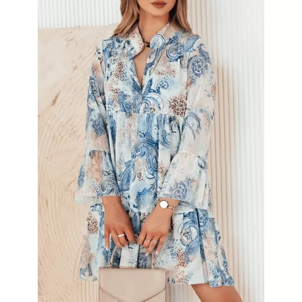  Haljina DSTREET PRINSA EY2477 SVIJETLOPLAV 