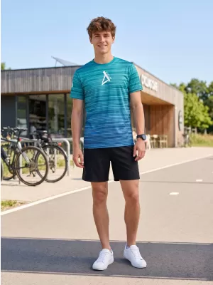 Muška premium funkcionalna majica ALTISPORT VOJ/ALM031TR01 SMARAGDNO/PLAVO