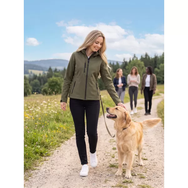  Ženska softshell jakna ALTISPORT NoPrint NP/ALW125 VOJNOG 