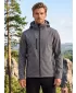 Muška softshell jakna ALTISPORT NoPrint NP/ALM225 TAMNO SIVI ODSJAJI