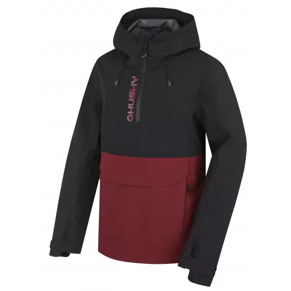  Muška jakna HUSKY NABBI M CRNO/BORDO 