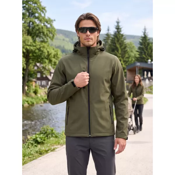  Muška softshell jakna ALTISPORT NoPrint NP/ALM225 VOJNOG 