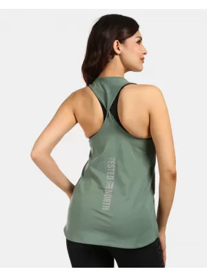 Ženska funkcionalna majica bez rukava KILPI LANCA-W VL0328KI KAKI
