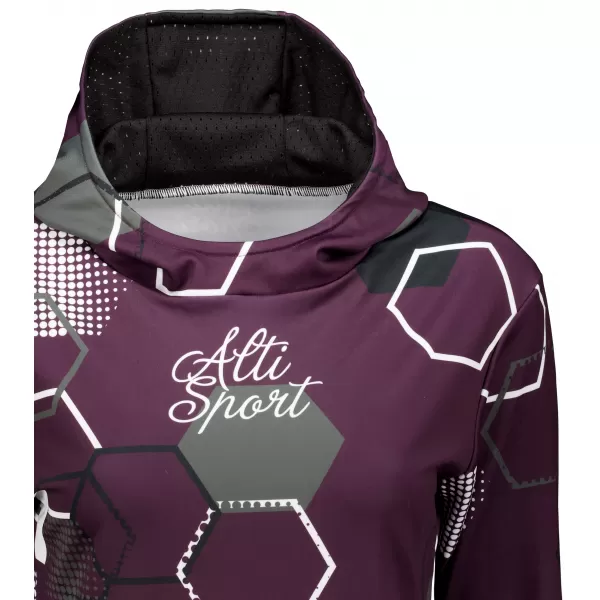  Ženska vrhunska funkcionalna majica ALTISPORT VOJ/ALW037MI01 LJUBIČASTA 